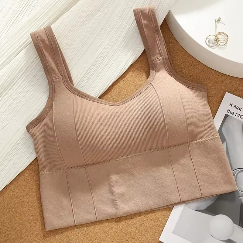 SoftForm – Geripptes Bustier mit breiten Trägern
