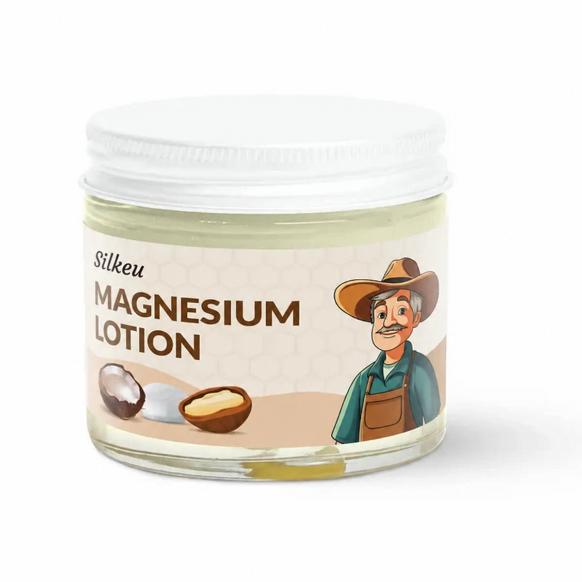 Silkeu Magnesium-Pflegelotion – 2 oz
